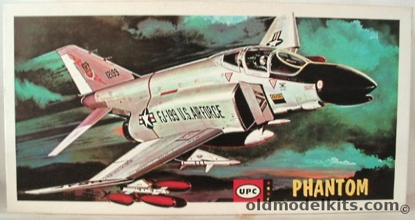 UPC 1/72 McDonnell F-4J Phantom II - First Flight F-4J or USAF 431st Tactical Fighter Squadron Red Devils, 5077-100 plastic model kit